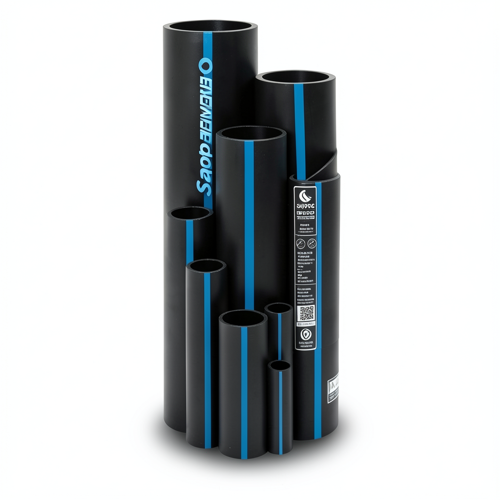 Sappco HDPE Pipe PE 100 Size OD 315 mm Thickness 15 mm Black | SAPPCO