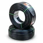 أنابيب HDPE نيبروبلاست PE 100 ضغط 12.5 بار قطر خارجي 125 مم سمك 9.2 مم لون اسود