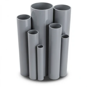 UPVC Pipes 4 Inch Thickness 5.44 mm Pressure 13.8 Bar Gray