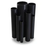 مواسير UPVC مقاس 4 إنش سمك 5.44 مم ضغط 13.8 بار لون اسود