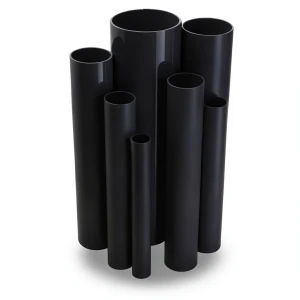 UPVC Pipes 4 Inch Size 5.44 mm Thickness 13.8 Bar Pressure Black