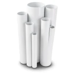 مواسير UPVC مقاس 6 إنش سمك 6.48 مم ضغط 11 بار لون أبيض