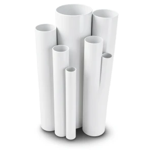 مواسير UPVC مقاس 6 إنش سمك 6.48 مم ضغط 11 بار لون أبيض