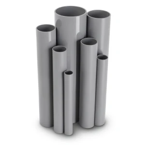 UPVC Pipes 4 Inch Thickness 6.73 mm Pressure 17.2 Bar Gray