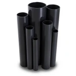 مواسير UPVC مقاس 6 إنش سمك 6.48 مم ضغط 11 بار لون اسود