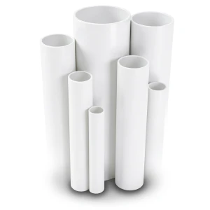 مواسير UPVC مقاس 6 إنش ضغط 6.9 بار سمك 4.11 مم لون أبيض
