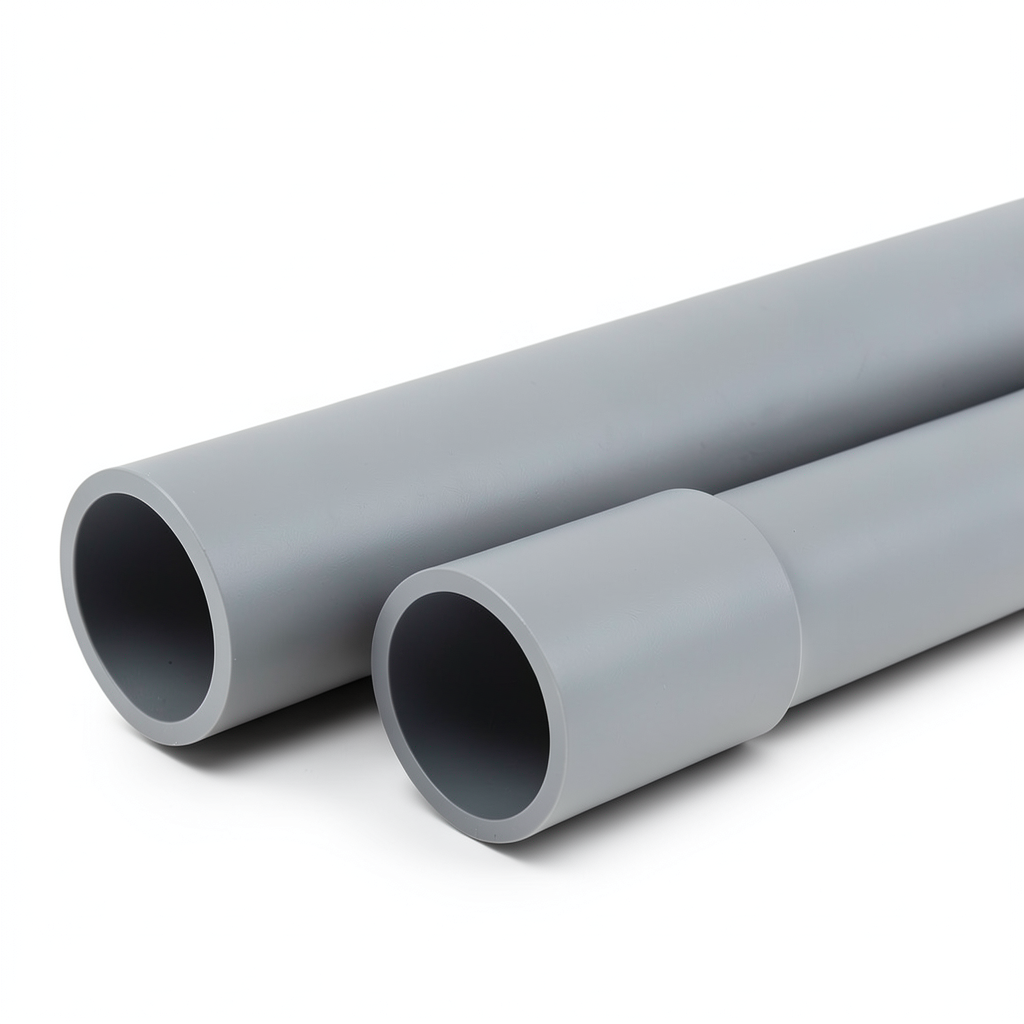 UPVC Pipes EPC 80 Size 2 Inch Thickness 5.54 mm Gray