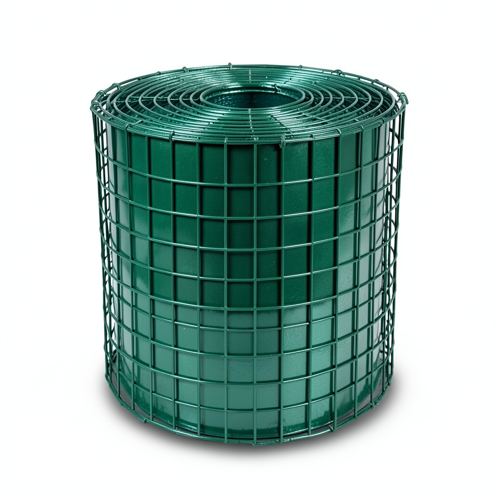 Green Galvanized Iron Wire Mesh Roll - 15m Length, 2cm Aperture