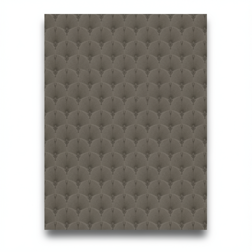 Patterned Wall Decoration 10m x 0.53m Dark Beige