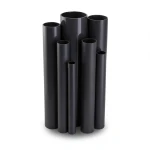 مواسير UPVC مقاس 4 إنش سمك 8.46 مم ضغط 21.7 بار لون اسود