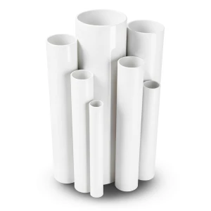مواسير UPVC مقاس 6 إنش سمك 5.18 مم ضغط 8.6 بار لون أبيض