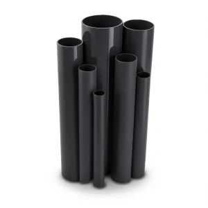 مواسير UPVC مقاس 6 إنش سمك 5.18 مم ضغط 8.6 بار لون اسود