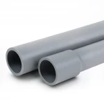 انابيب UPVC لانظمة الصرف الصحي الوطني  ضغط 8 بار  قطر خارجي 63 مم سمك 2.5 مم لون رمادي