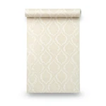 Patterned Wallpaper Creamy Color 10m x 0.53m, Model 10351-02