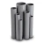 UPVC Pipes 6 Inch Thickness 6.48 mm Nominal Pressure 11 Bar Gray - Image 1