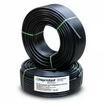 أنابيب HDPE نيبروبلاست PE 100 ضغط 12.5 بار قطر خارجي 63 مم سمك 4.7 مم لون اسود