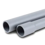 أنابيب UPVC جدول 40 مقاس 1/2 إنش سمك 2.77 مم لون رمادي