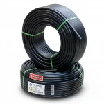 أنابيب HDPE نيبروبلاست PE 100 ضغط 12.5 بار قطر خارجي 90 مم سمك 6.7 مم لون اسود