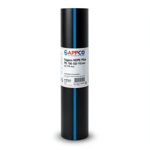 مواسير HDPE سابكو PE 100 قطر خارجي 110 مم سماكة 5.3 مم لون أسود | سابكو