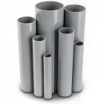 UPVC Pipes Modern Technology  Outside Diameter   168.28 mm Thickness 3.88 mm Gray Colour
