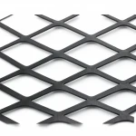 Hot Rolled (Black) Steel Expanded Metal Mesh   Thickness 2 mm Width 2.44  meter Length 1 meter | Bait Al Tatawor Company