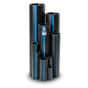 Sappco HDPE Pipe PE 100 Size (OD) 200 mm Thickness 9.6 mm Black | SAPPCO