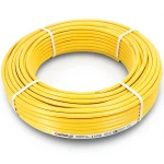 HDPE Pipes PE 80 Pressure 8 Bar 40 mm Diameter 2.4 mm Thickness Yellow | NEPROPLAST