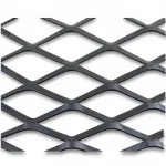 Hot Rolled (Black) Steel Expanded Metal Mesh   Thickness 2.3 mm Width 2.44  meter Length 1 meter | Bait Al Tatawor Company