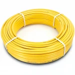 أنابيب HDPE نيبروبلاست PE 100 ضغط 12.5 بار قطر خارجي 40 مم سمك 3 مم لون أصفر 