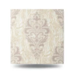 Classic Wall Covering Beige Color, 10m Length x 1.06m Width, Model 44406