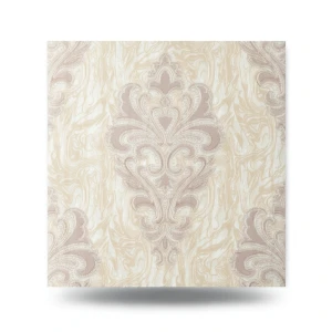 Classic Wall Covering Beige Color, 10m Length x 1.06m Width, Model 44406