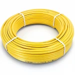 أنابيب HDPE نيبروبلاست PE 100 ضغط 12.5 بار قطر خارجي 50 مم سمك 3.7 مم لون أصفر 