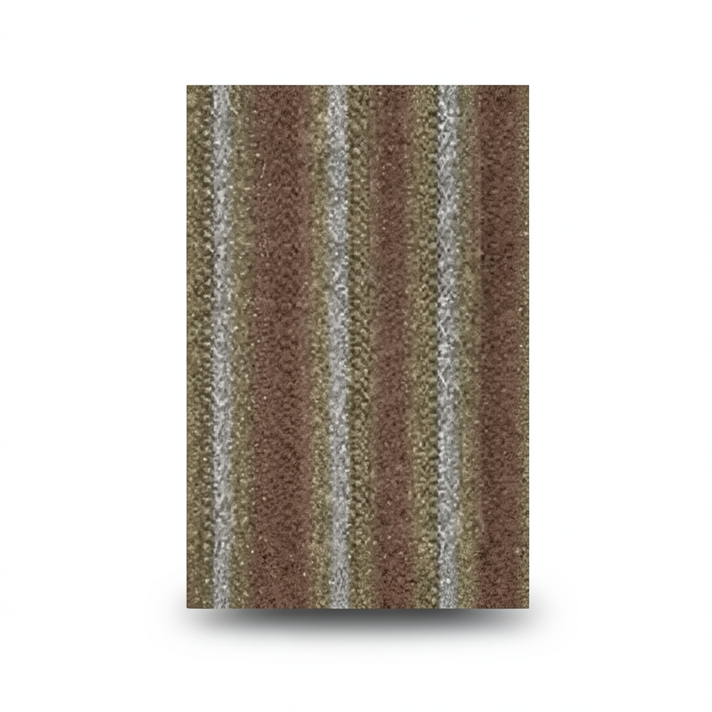 Italian Wallpaper Brown Color Striped Design, Size 10mx0.70m, Model RC18091