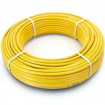 أنابيب HDPE نيبروبلاست PE 100 ضغط 12.5 بار قطر خارجي 110 مم سمك 8.1 مم لون أصفر 
