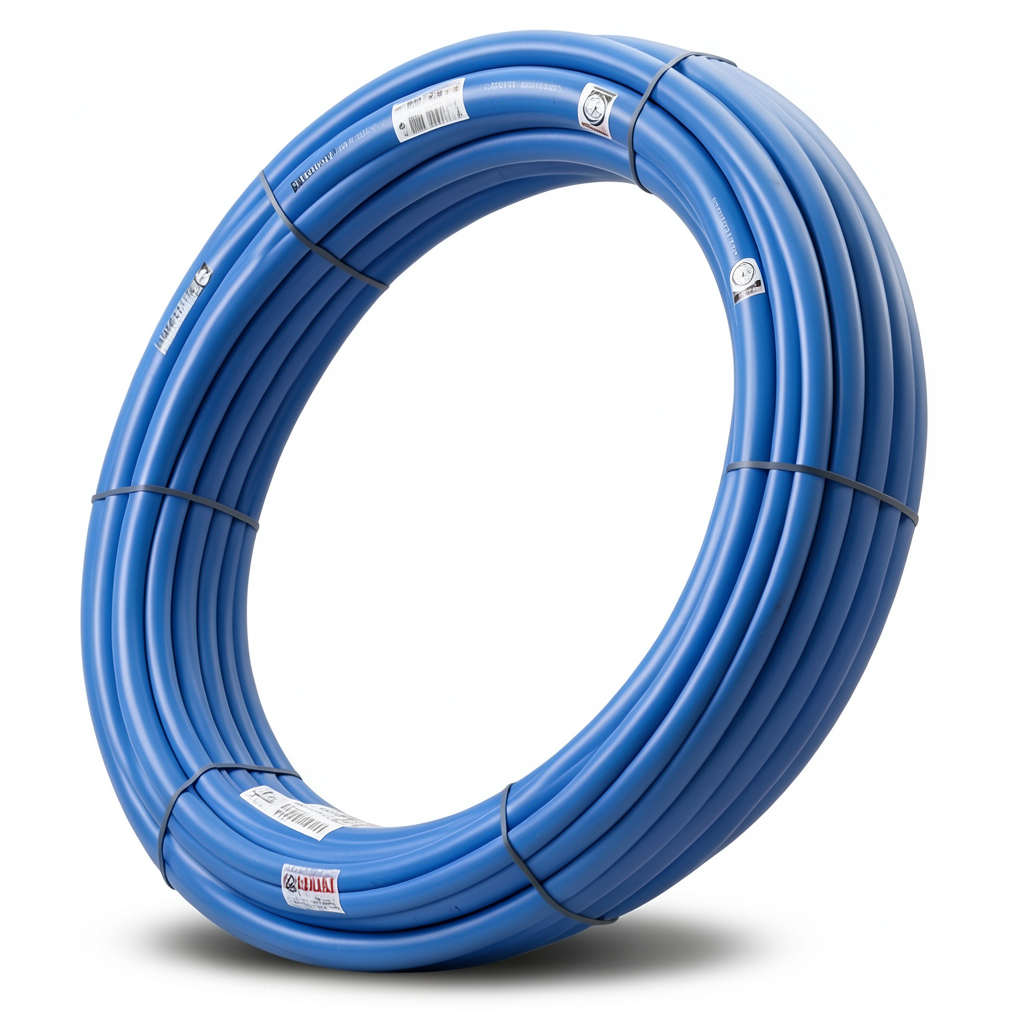 أنابيب HDPE نيبروبلاست PE 100 ضغط 10 بار قطر خارجي 110 مم سمك 6.6 مم لون أزرق | نيبروبلاست