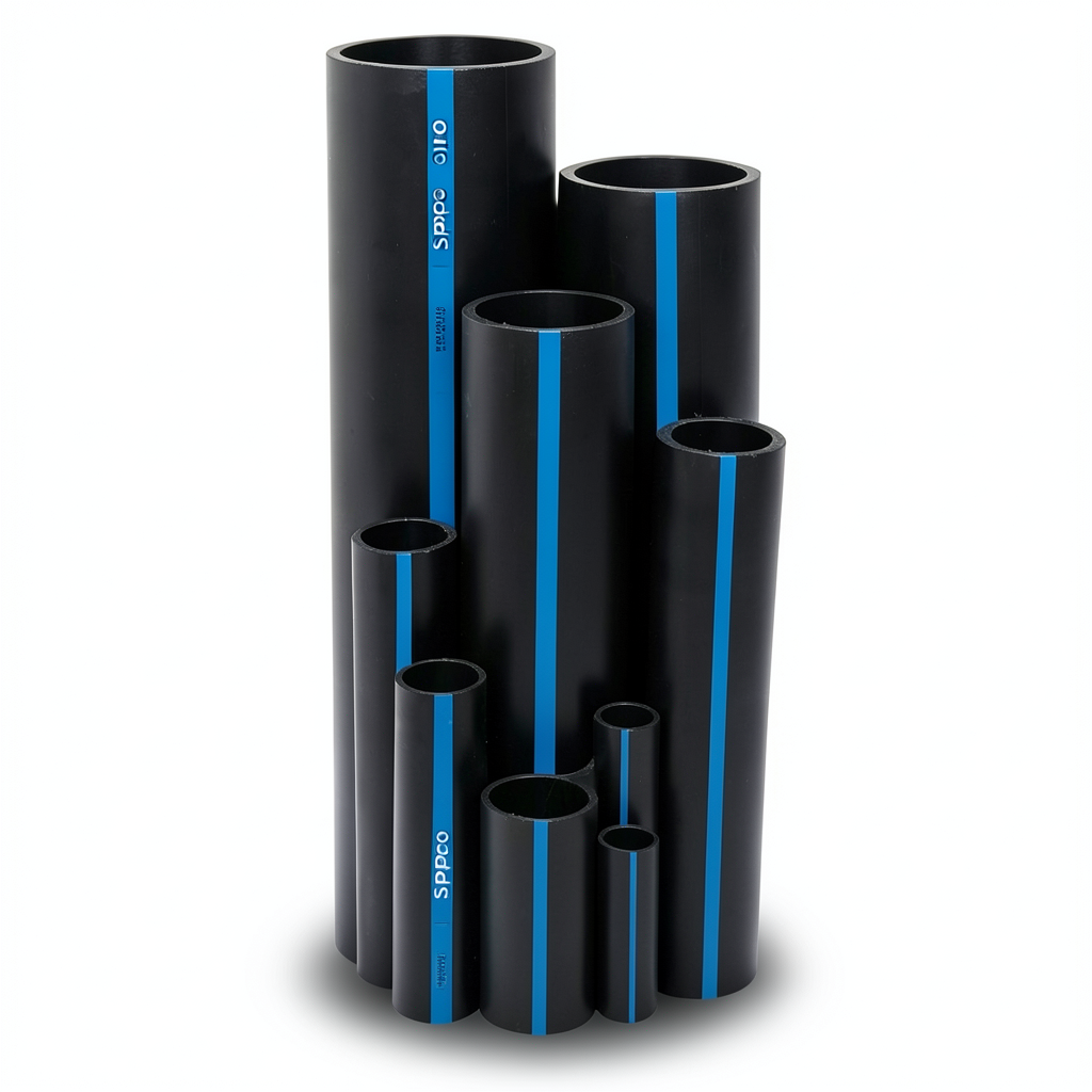 أنابيب HDPE سابكو PE 100 قطر خارجي 315 مم سماكة 15 مم لون أسود | سابكو