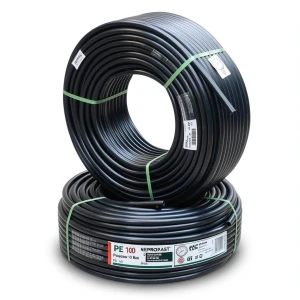 أنابيب HDPE PE 100 ضغط 10 بار قطر خارجي 50 مم سمك 3.0 مم لون اسود | نيبروبلاست
