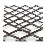 Hot Rolled (Black) Steel Expanded Metal Mesh   Thickness 1.7 mm Width 2.44  M Length 2 M | Bait Al Tatawor Company