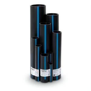 Sappco HDPE Pipe PE 100 Size OD 125 mm Thickness 7.4 mm Black | SAPPCO