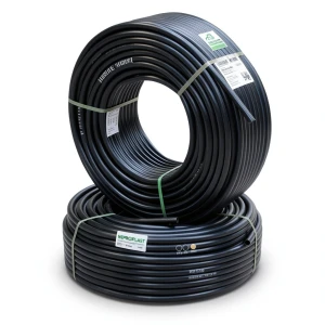 أنابيب HDPE PE 100 ضغط 10 بار قطر خارجي 110 مم سمك 6.6 مم لون اسود | نيبروبلاست