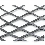 Hot Rolled (Black) Steel Expanded Metal Mesh   Thickness 2 mm Width 2.44  M Length 2 meter | Bait Al Tatawor Company