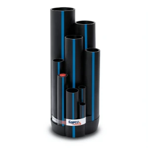 Sappco HDPE Pipe PE 100 Size (OD) 315 mm Thickness 18.7 mm Black | SAPPCO