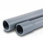 مواسير UPVC لانظمة الصرف الصحي الوطني  ضغط 8 بار  قطر خارجي 250 مم سمك 7.7 مم لون رمادي
