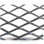 Hot Rolled (Black) Steel Expanded Metal Mesh   Thickness 1.7 mm Width 2.44  meter Length 3 meter | Bait Al Tatawor Company