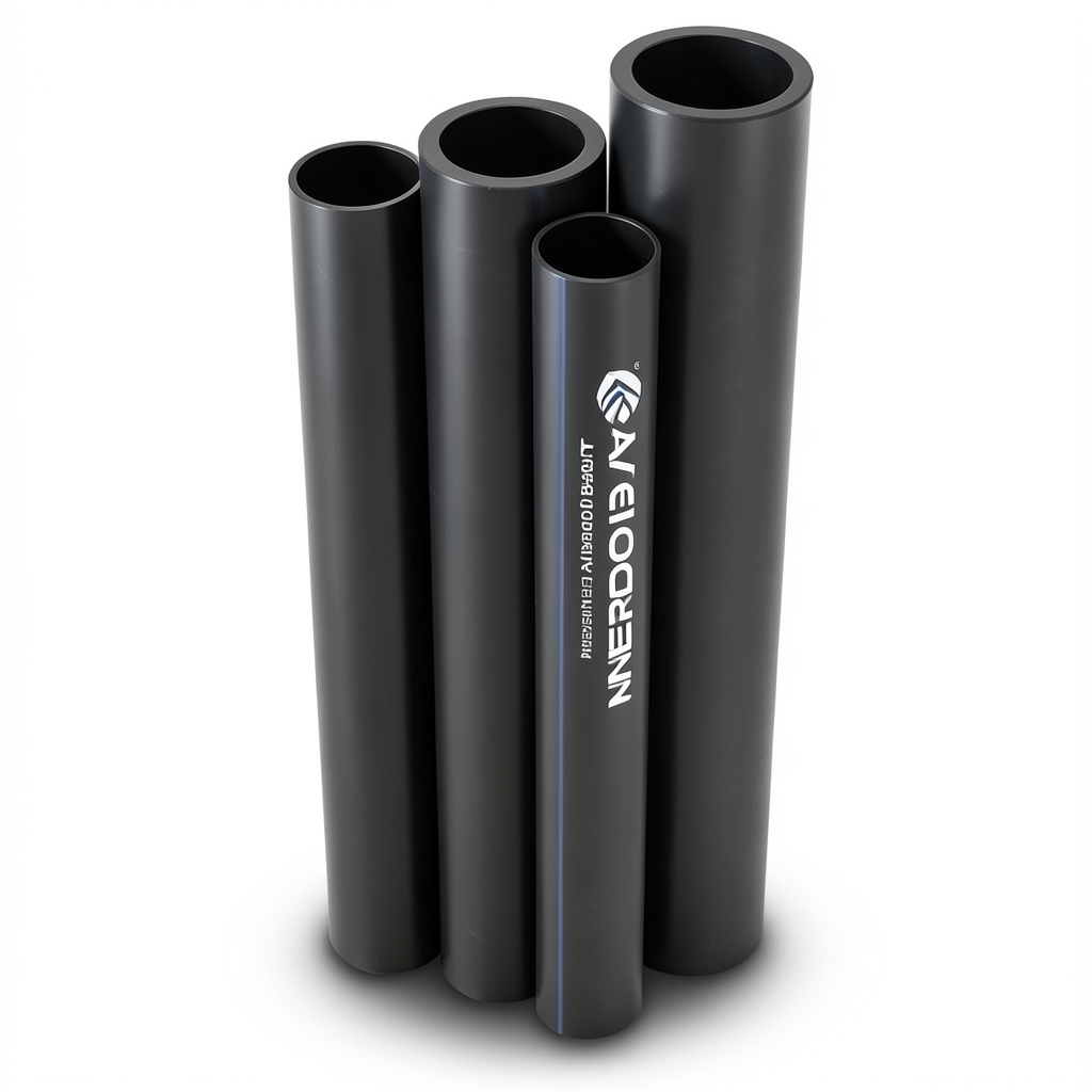 HDPE Pipes PE 100 Pressure 10 Bar Outside Diameter 140 mm Thickness 8.3 mm Black | NEPROPLAST