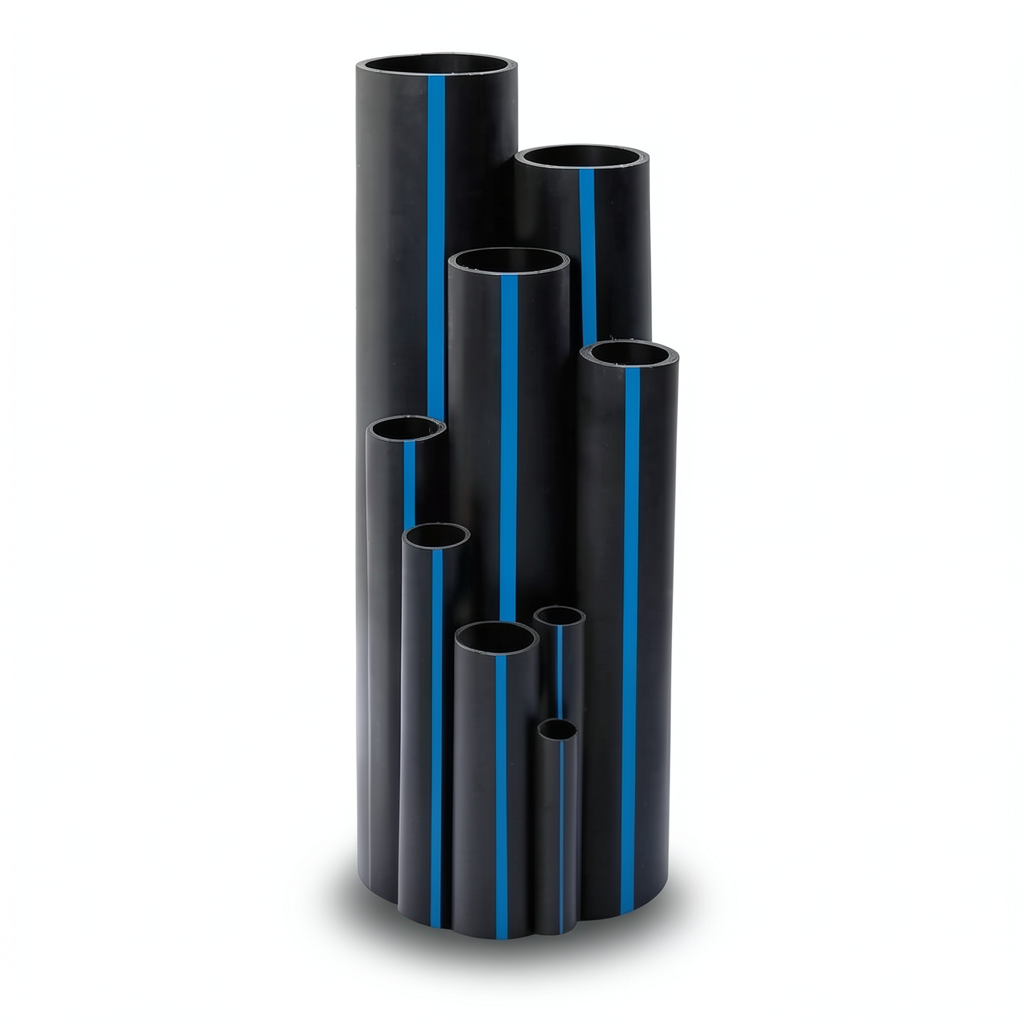 مواسير HDPE سابكو PE 100 قطر خارجي 110 مم سماكة 6.6 مم لون اسود | سابكو