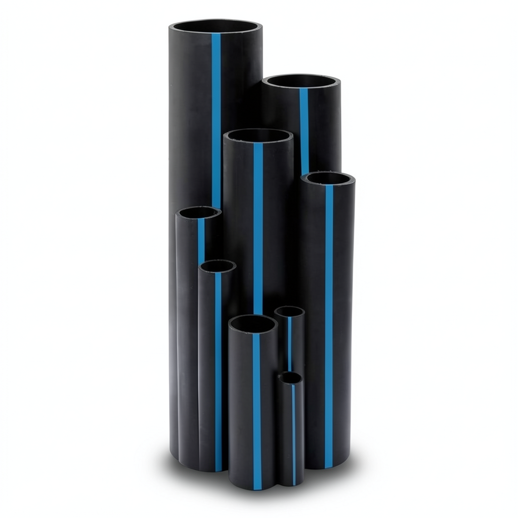 مواسير HDPE سابكو PE 100 قطر خارجي 160 مم سماكة 9.5 مم لون أسود | سابكو