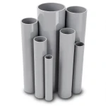 مواسير UPVC مقاس 6 إنش ضغط 13.8 بار سمك 8.03 مم لون رمادي