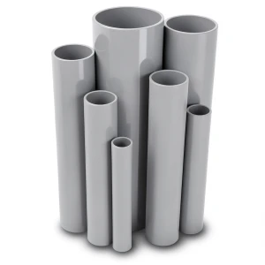 UPVC Pipes 6 Inch Size 13.8 Bar Pressure 8.03 mm Thickness Gray