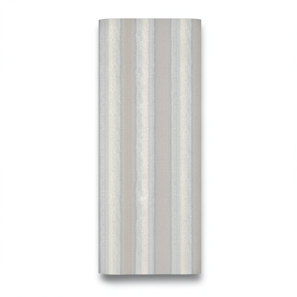 Italian Wallpaper Pale Beige Color Striped Design, Size 10mx0.70m